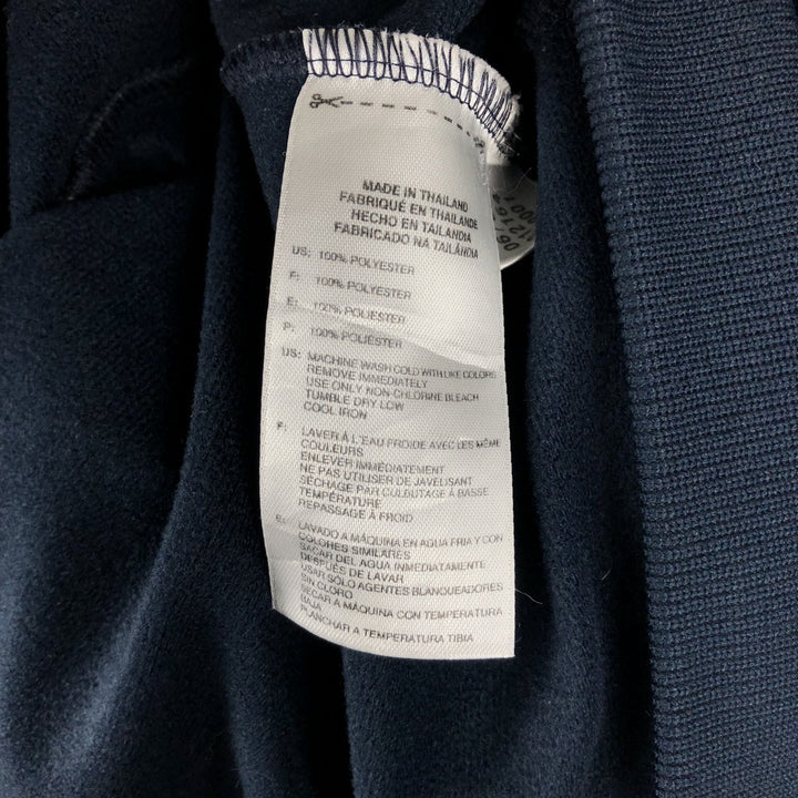 00'S adidas jersey track jacket, men's size M polyester navy blue type Vintage Second Hand