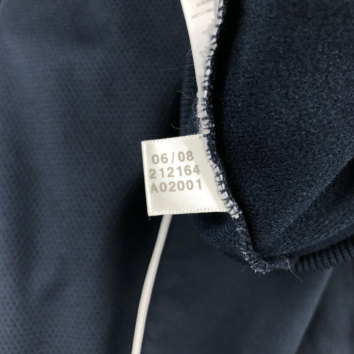 00'S adidas jersey track jacket, men's size M polyester navy blue type Vintage Second Hand
