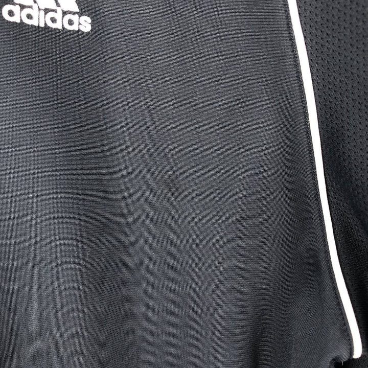 00'S adidas jersey track jacket, men's size M polyester navy blue type Vintage Second Hand