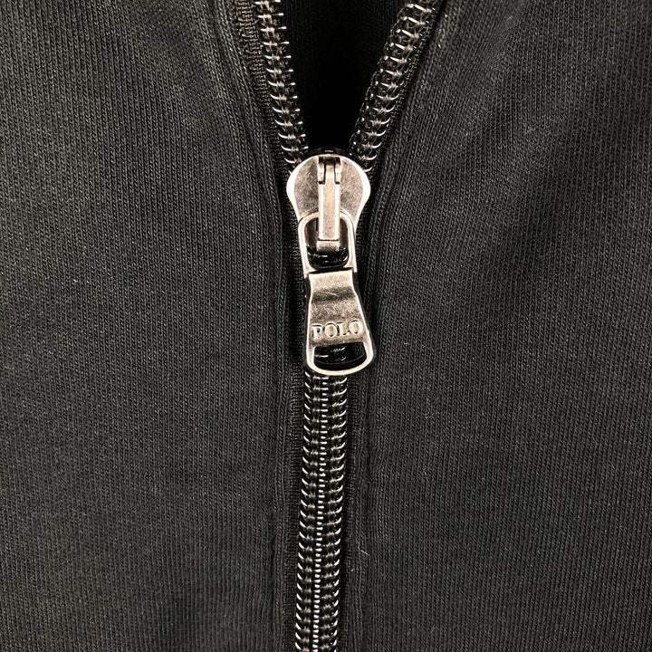 Ralph Lauren POLO RALPH LAUREN Jersey Track Jacket Men's Size L cotton black type Vintage Second Hand