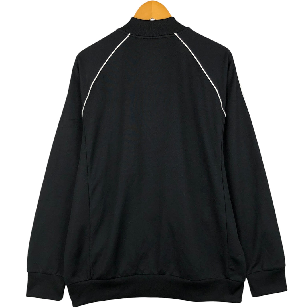 Adidas Originals Jersey Track Jacket, Men's XXL recycled polyester black type Vintage Second Hand