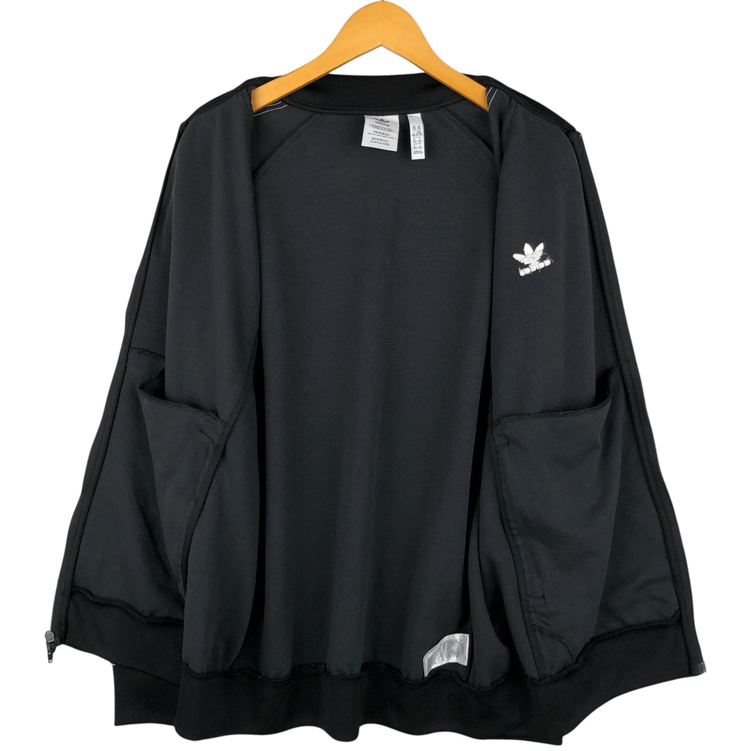 Adidas Originals Jersey Track Jacket, Men's XXL recycled polyester black type Vintage Second Hand