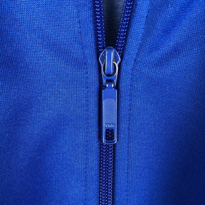 2000'S adidas Originals Italy National Football Team Track Jacket, Men's XL polyester blue type Vintage Second Hand