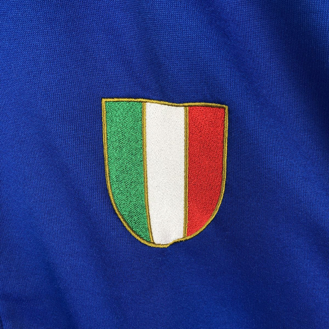 2000'S adidas Originals Italy National Football Team Track Jacket, Men's XL polyester blue type Vintage Second Hand