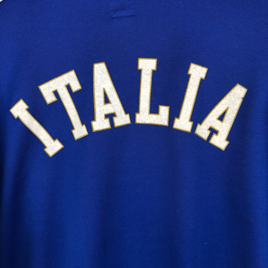 2000'S adidas Originals Italy National Football Team Track Jacket, Men's XL polyester blue type Vintage Second Hand