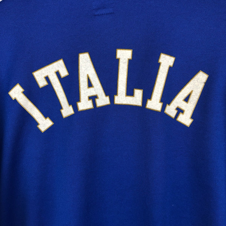 2000'S adidas Originals Italy National Football Team Track Jacket, Men's XL polyester blue type Vintage Second Hand