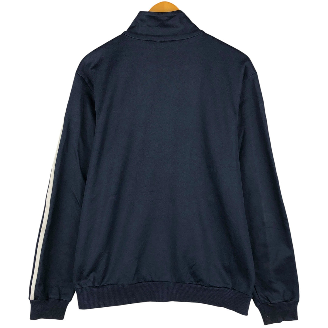 Adidas Originals Jersey Track Jacket Men's M cotton navy blue type Vintage Second Hand