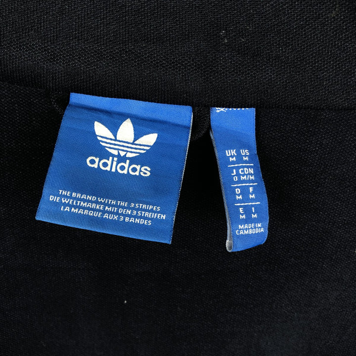 Adidas Originals Jersey Track Jacket Men's M cotton navy blue type Vintage Second Hand
