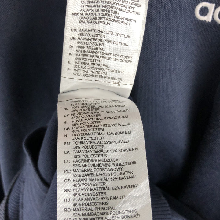 Adidas Originals Jersey Track Jacket Men's M cotton navy blue type Vintage Second Hand