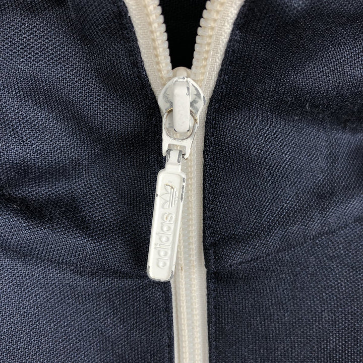 Adidas Originals Jersey Track Jacket Men's M cotton navy blue type Vintage Second Hand