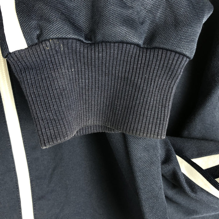 Adidas Originals Jersey Track Jacket Men's M cotton navy blue type Vintage Second Hand