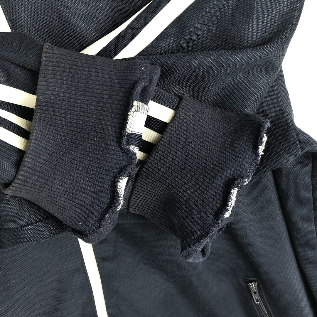 Adidas Originals Jersey Track Jacket Men's M cotton navy blue type Vintage Second Hand