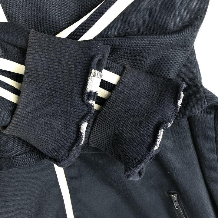 Adidas Originals Jersey Track Jacket Men's M cotton navy blue type Vintage Second Hand