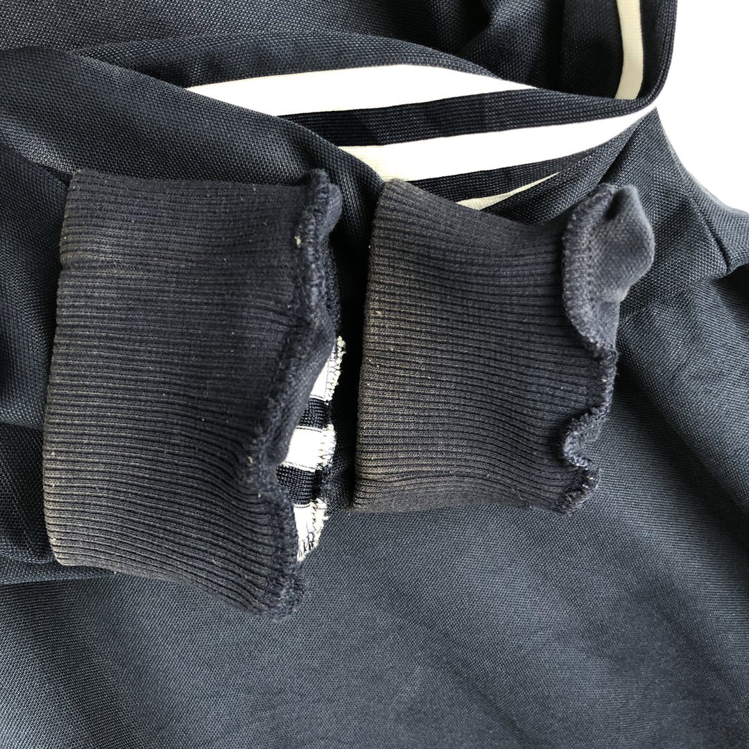 Adidas Originals Jersey Track Jacket Men's M cotton navy blue type Vintage Second Hand
