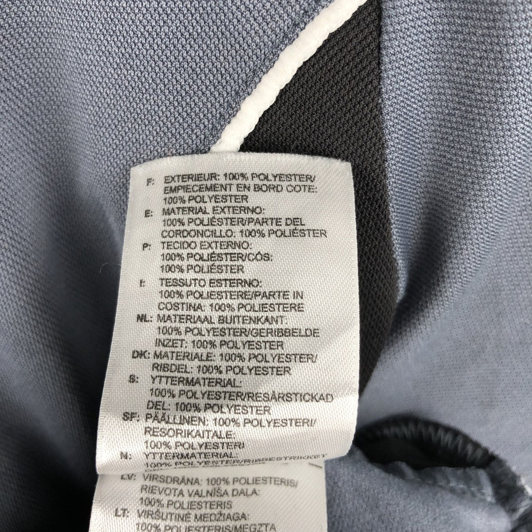 Adidas Originals Jersey Track Jacket Men's M polyester Charcoal Vintage Second Hand