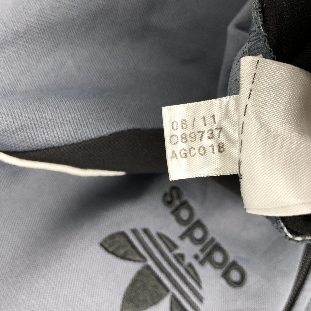 Adidas Originals Jersey Track Jacket Men's M polyester Charcoal Vintage Second Hand