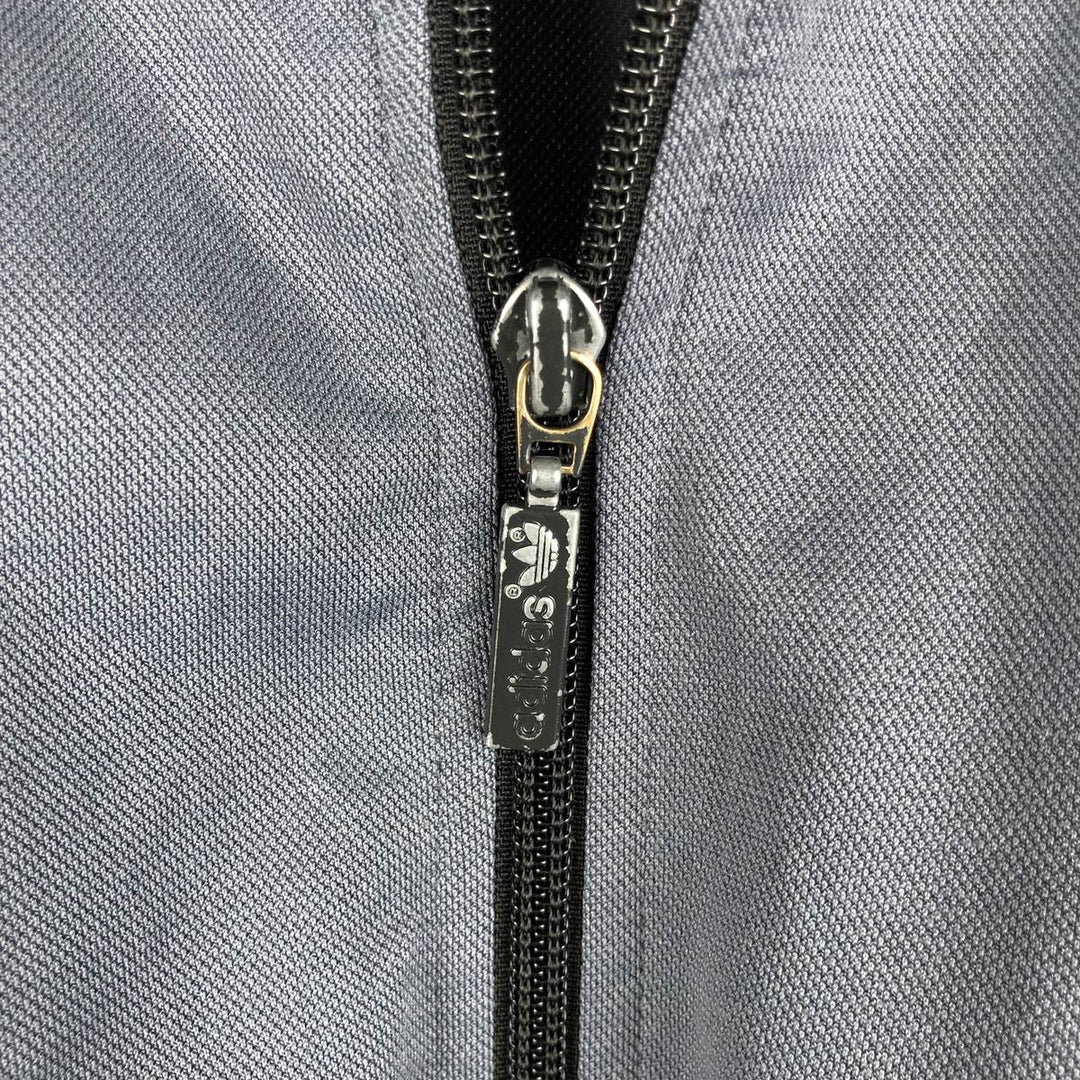Adidas Originals Jersey Track Jacket Men's M polyester Charcoal Vintage Second Hand