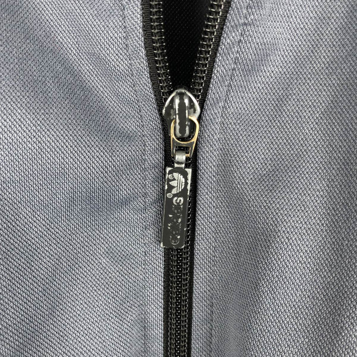 Adidas Originals Jersey Track Jacket Men's M polyester Charcoal Vintage Second Hand