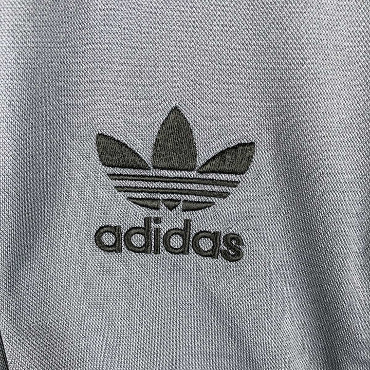 Adidas Originals Jersey Track Jacket Men's M polyester Charcoal Vintage Second Hand