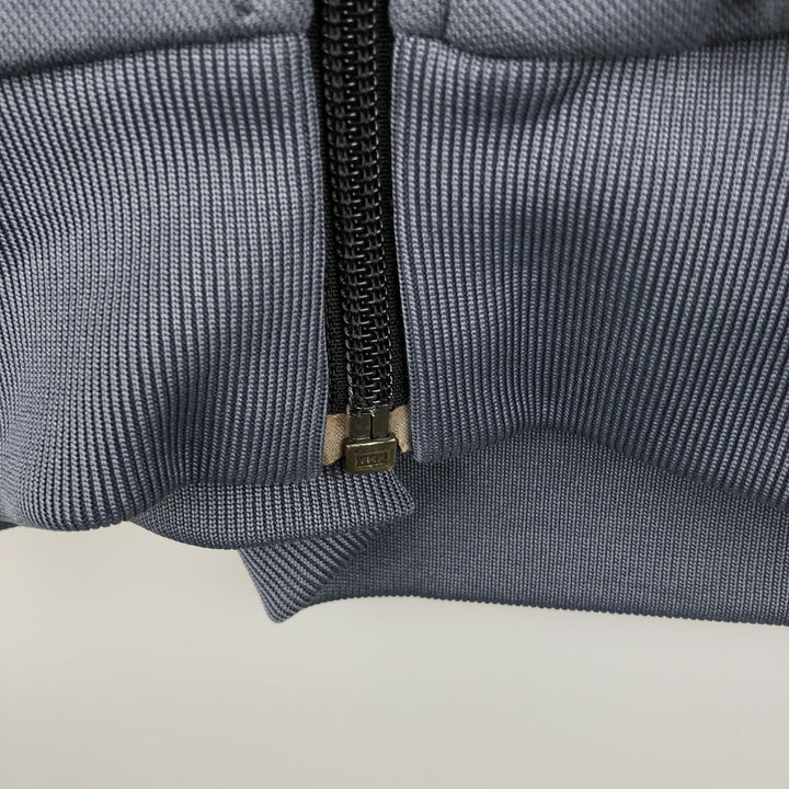 Adidas Originals Jersey Track Jacket Men's M polyester Charcoal Vintage Second Hand