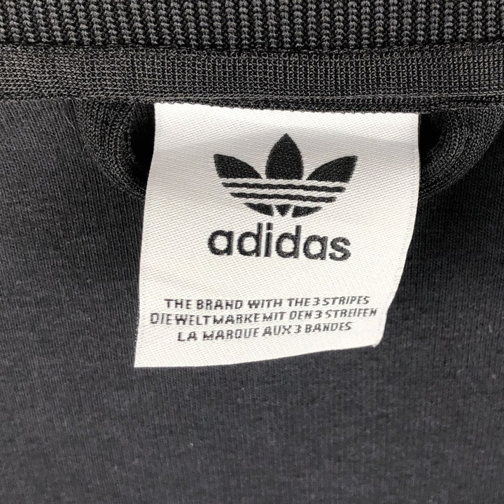 adidas Originals Jersey Track Jacket, Men's Medium, Full Zip polyester black type Vintage Second Hand