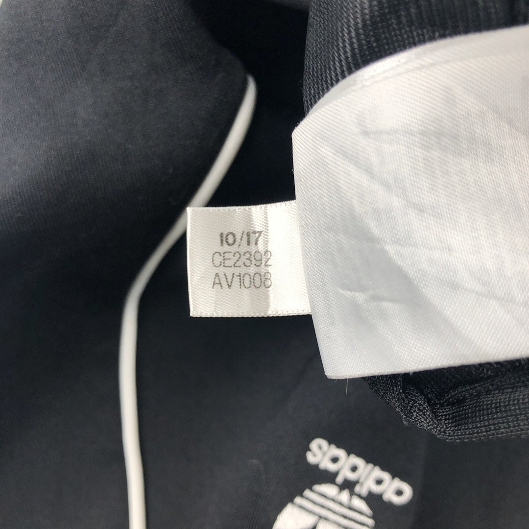 adidas Originals Jersey Track Jacket, Men's Medium, Full Zip polyester black type Vintage Second Hand