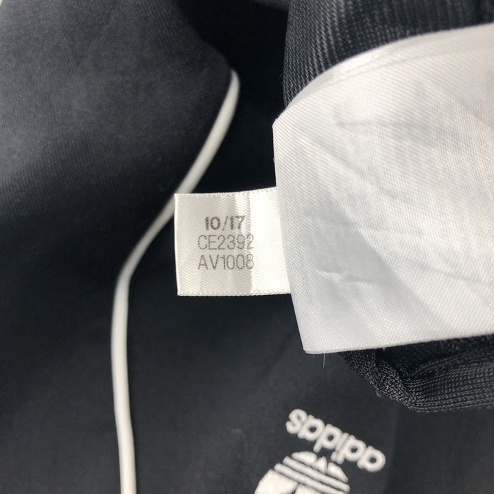 adidas Originals Jersey Track Jacket, Men's Medium, Full Zip polyester black type Vintage Second Hand