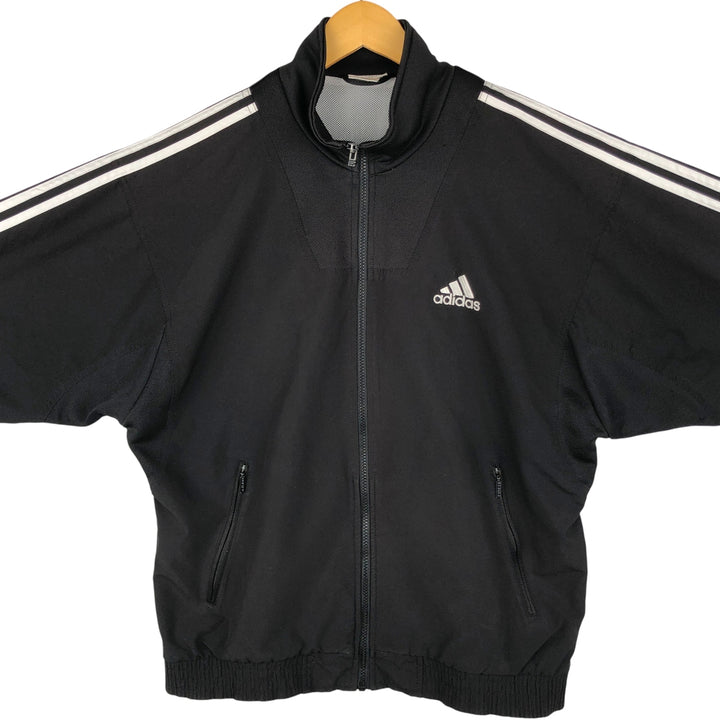 90'S Adidas Jersey Track Jacket Men's M Vintage polyester black type Vintage Second Hand
