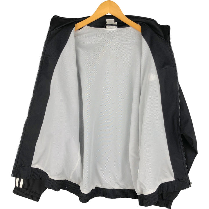 90'S Adidas Jersey Track Jacket Men's M Vintage polyester black type Vintage Second Hand