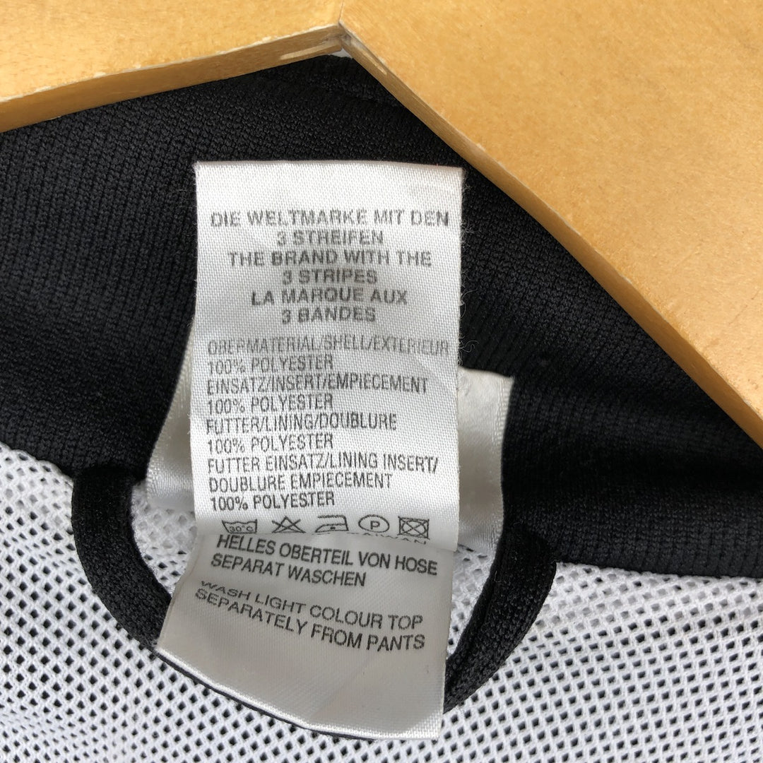 90'S Adidas Jersey Track Jacket Men's M Vintage polyester black type Vintage Second Hand