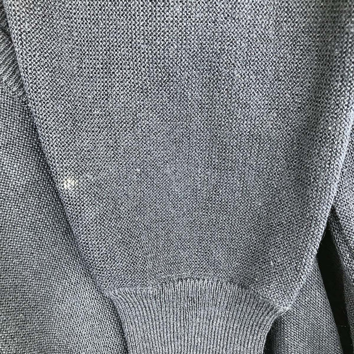 Vintage 70s-80'S Lacoste Chemise acrylic knit cardigan, men's size M acrylic navy blue type Vintage Second Hand