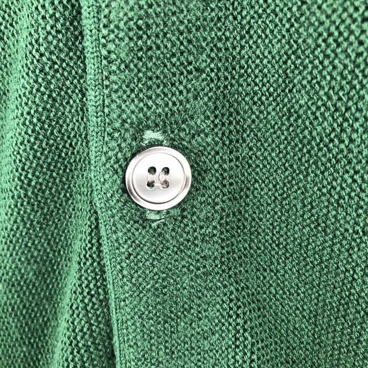 Vintage 90'S IZOD acrylic knit cardigan, made in the USA, size M, men's acrylic Green type dark green Vintage Second Hand