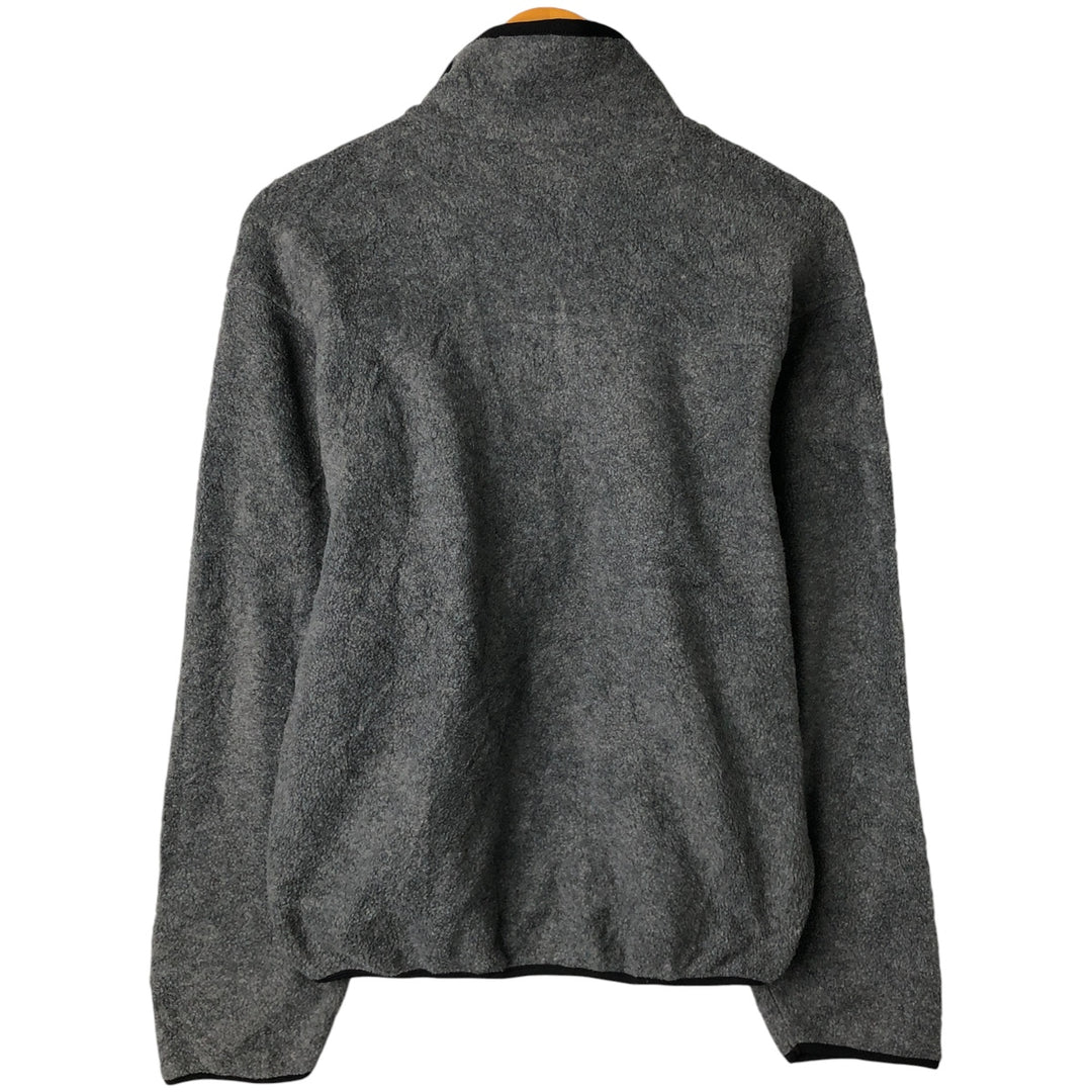 The North Face Half-Zip Fleece Pullover, Made in USA, Men's Size Small polyester gray type Vintage Second Hand