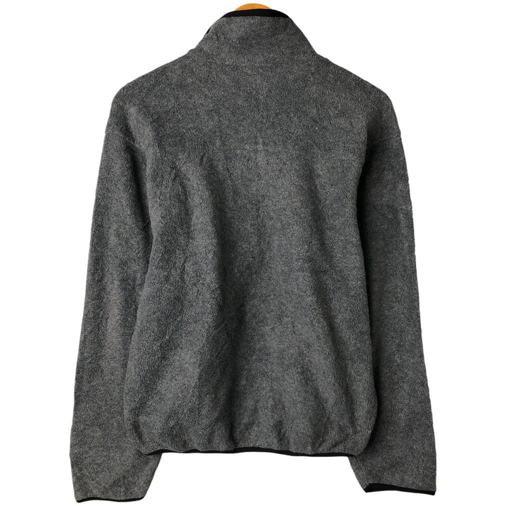The North Face Half-Zip Fleece Pullover, Made in USA, Men's Size Small polyester gray type Vintage Second Hand