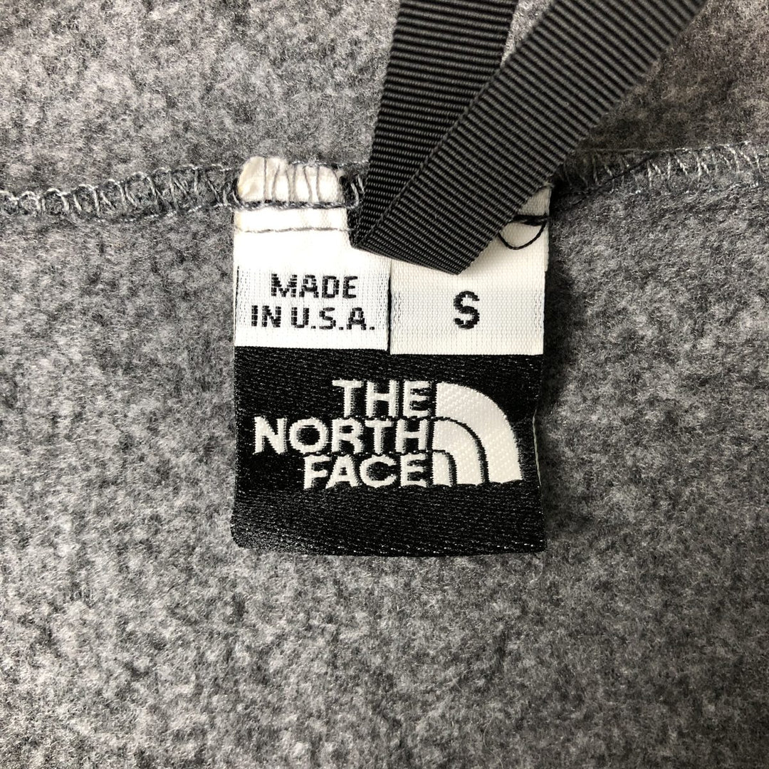 The North Face Half-Zip Fleece Pullover, Made in USA, Men's Size Small polyester gray type Vintage Second Hand