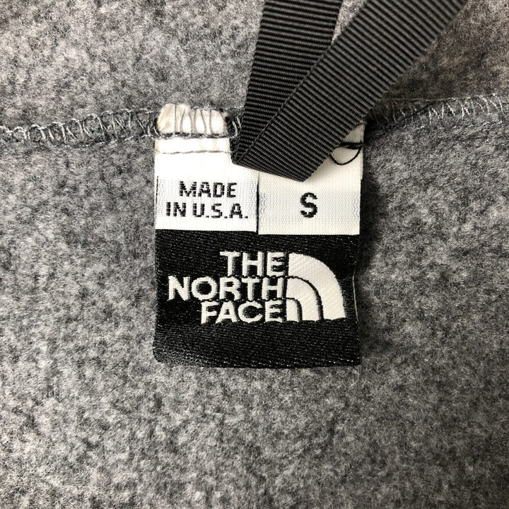 The North Face Half-Zip Fleece Pullover, Made in USA, Men's Size Small polyester gray type Vintage Second Hand