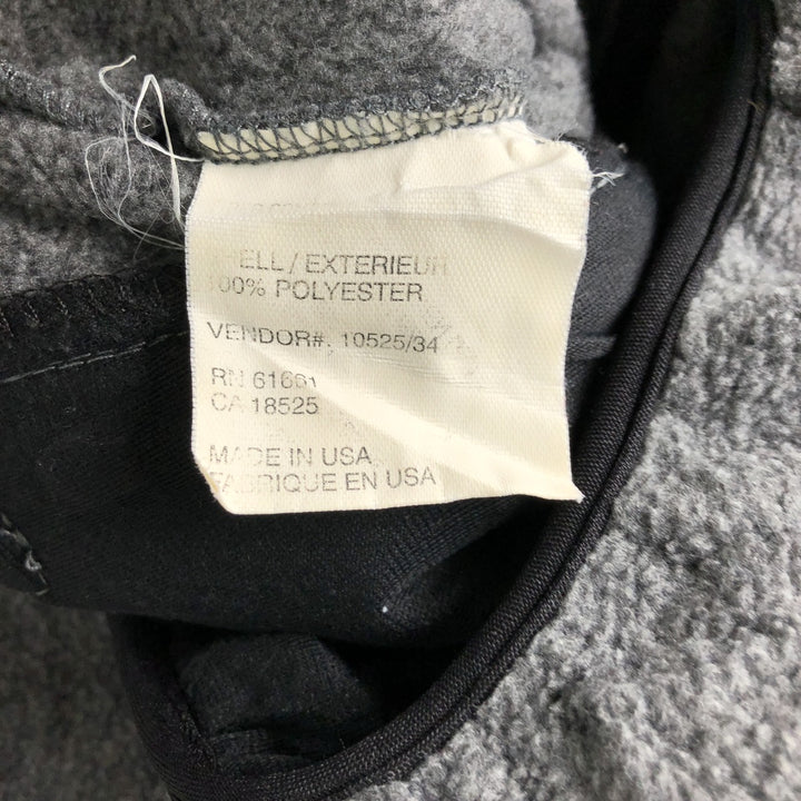 The North Face Half-Zip Fleece Pullover, Made in USA, Men's Size Small polyester gray type Vintage Second Hand