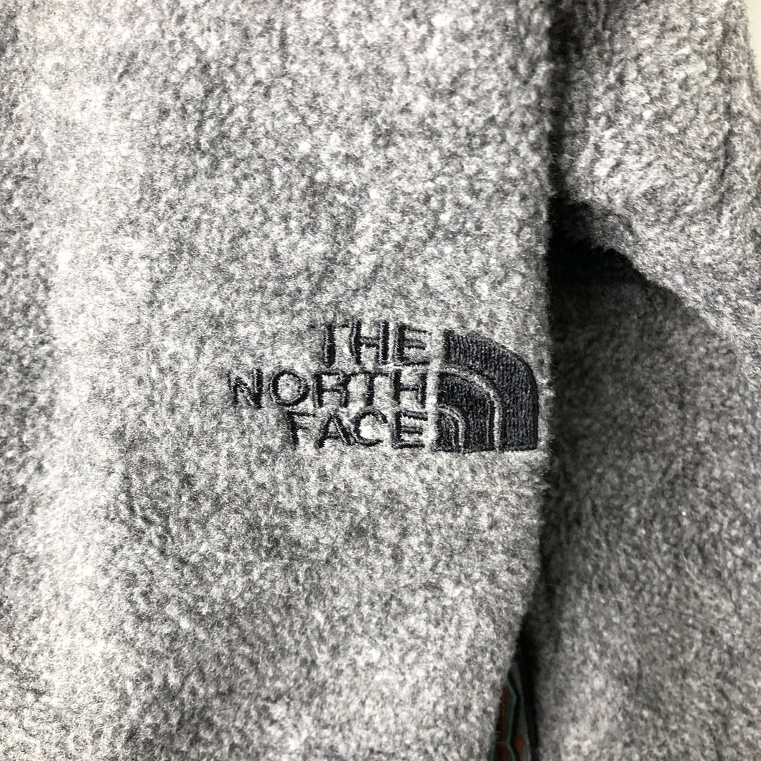 The North Face Half-Zip Fleece Pullover, Made in USA, Men's Size Small polyester gray type Vintage Second Hand