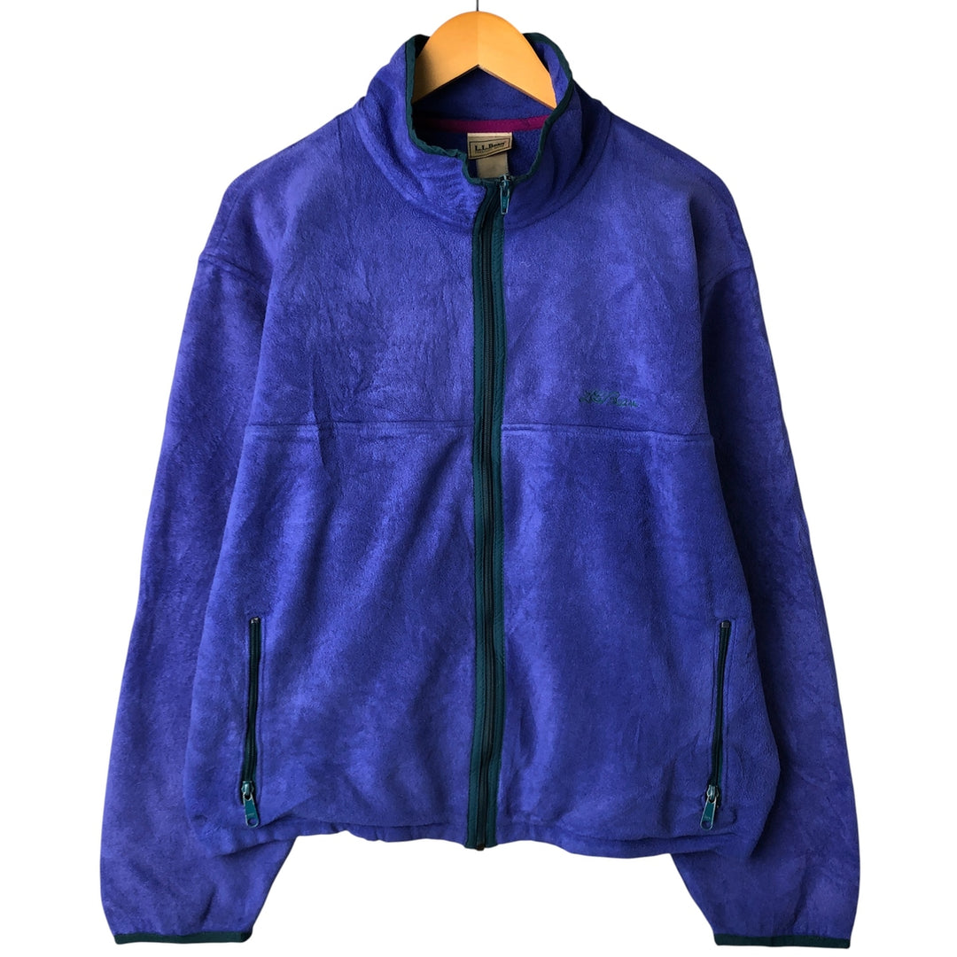 Vintage LL Bean fleece jacket from the 1970'S to 1980s, size L, men's. unclear purple type Vintage Second Hand