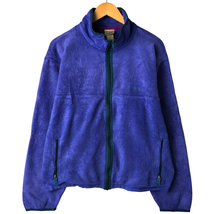 Vintage LL Bean fleece jacket from the 1970'S to 1980s, size L, men's. unclear purple type Vintage Second Hand
