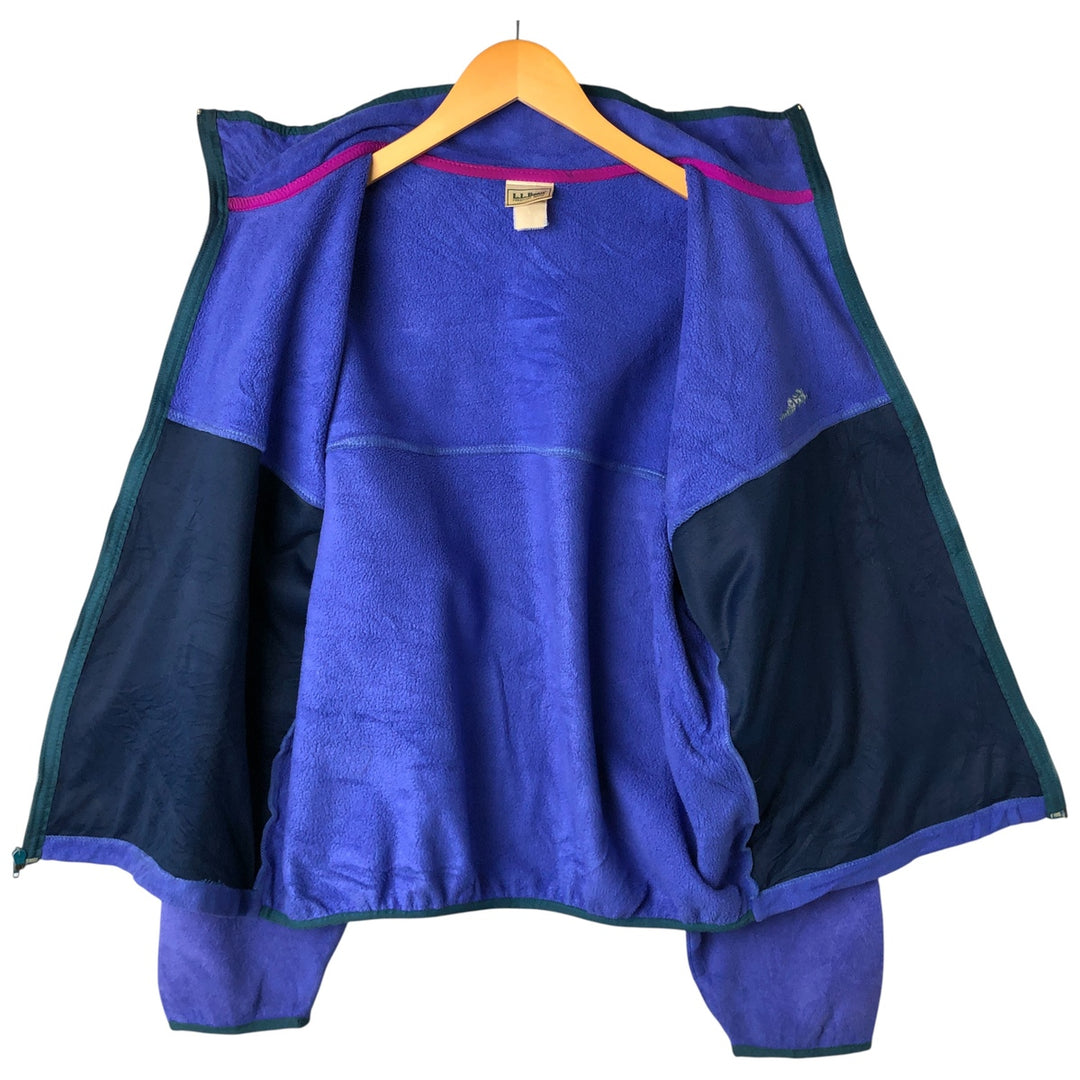 Vintage LL Bean fleece jacket from the 1970'S to 1980s, size L, men's. unclear purple type Vintage Second Hand