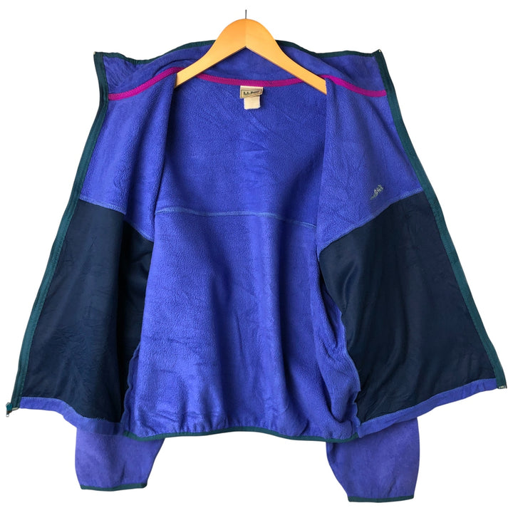 Vintage LL Bean fleece jacket from the 1970'S to 1980s, size L, men's. unclear purple type Vintage Second Hand