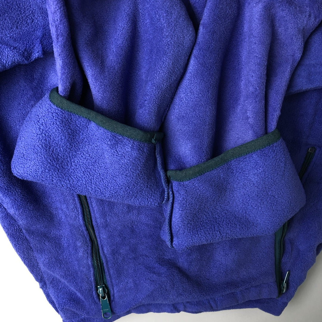 Vintage LL Bean fleece jacket from the 1970'S to 1980s, size L, men's. unclear purple type Vintage Second Hand
