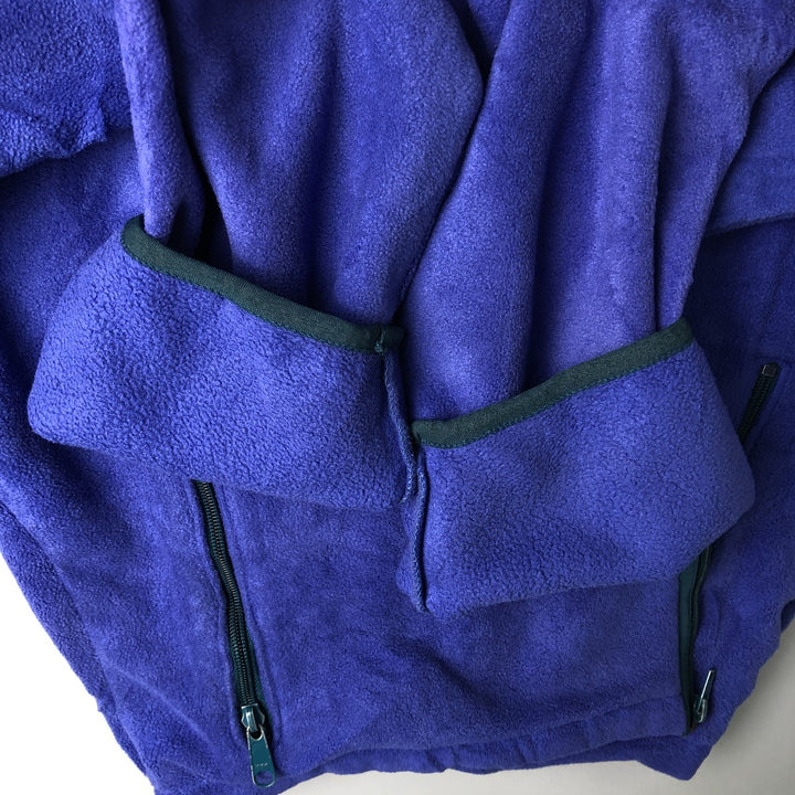 Vintage LL Bean fleece jacket from the 1970'S to 1980s, size L, men's. unclear purple type Vintage Second Hand