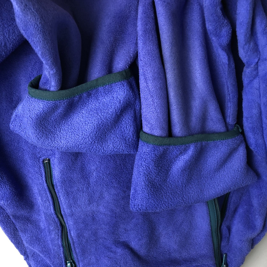 Vintage LL Bean fleece jacket from the 1970'S to 1980s, size L, men's. unclear purple type Vintage Second Hand