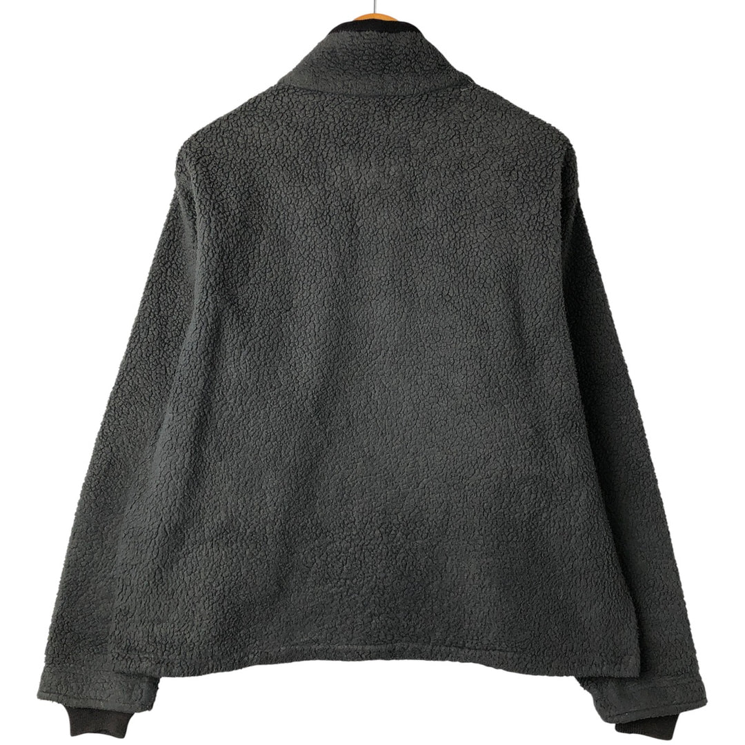 90s-00'S LLBean Fleece Jacket, Men's Size L unclear gray type Vintage Second Hand