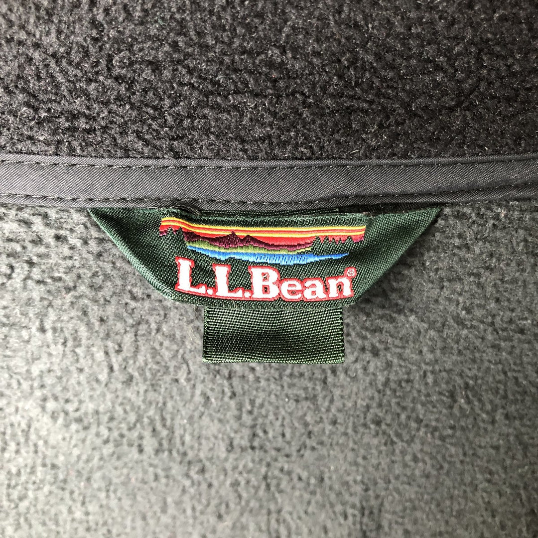 90s-00'S LLBean Fleece Jacket, Men's Size L unclear gray type Vintage Second Hand