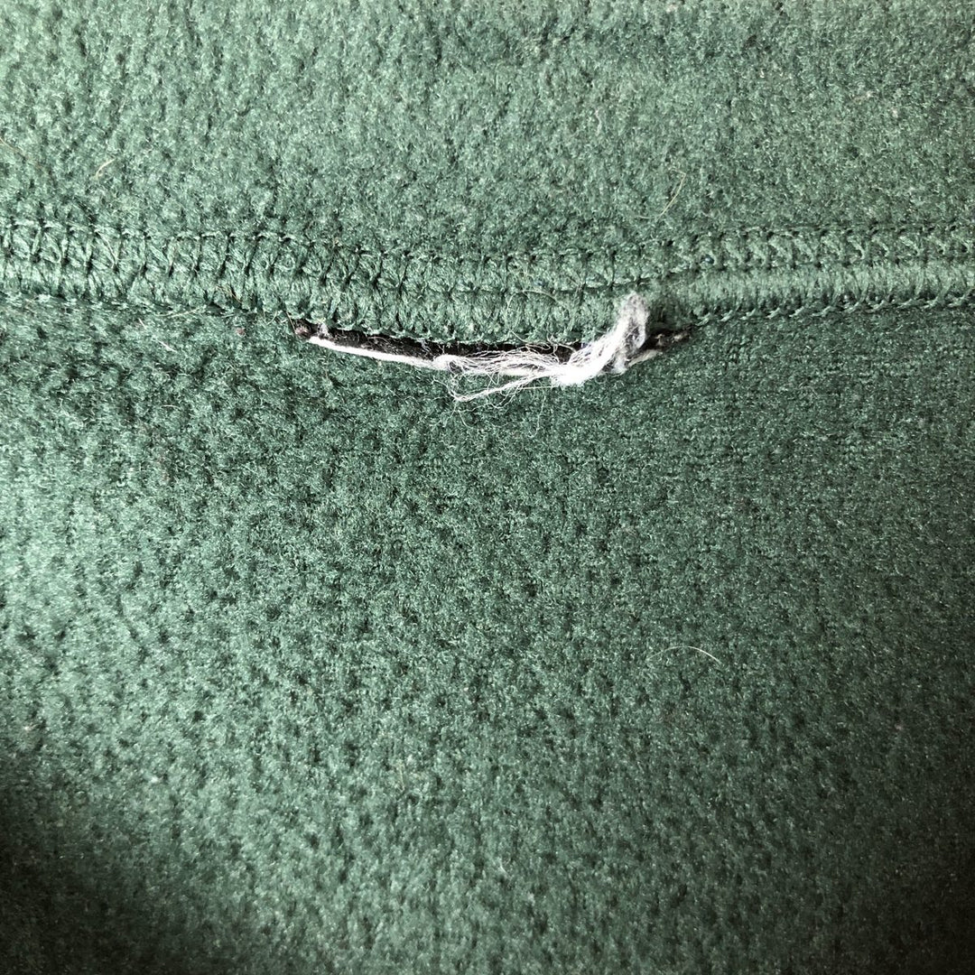Patagonia Henley Fleece Cut and Sew, Men's Size M unclear Green type dark green Vintage Second Hand