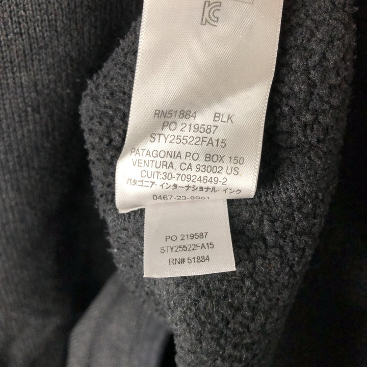 Patagonia Better Sweater 25522FA15 Half-Zip Fleece Pullover, Men's Size Small polyester black type Vintage Second Hand