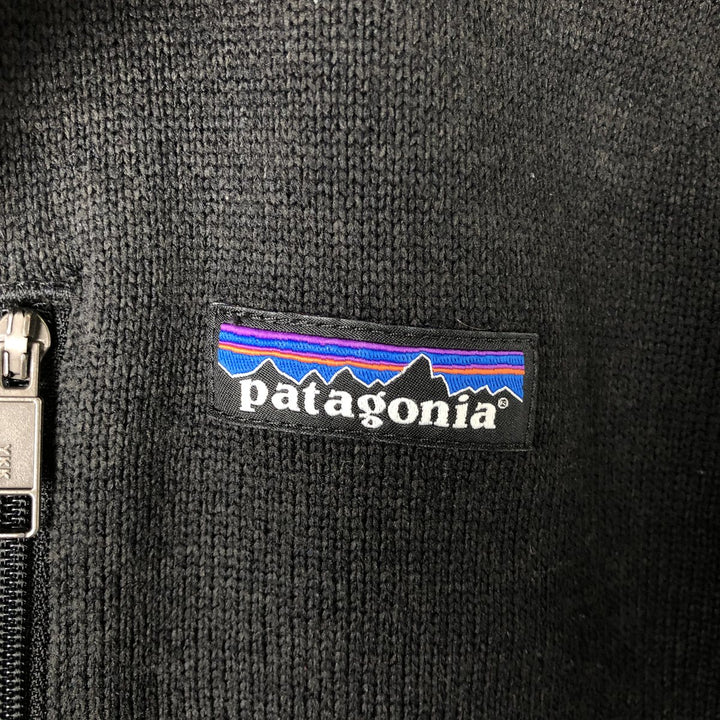 Patagonia Better Sweater 25522FA15 Half-Zip Fleece Pullover, Men's Size Small polyester black type Vintage Second Hand